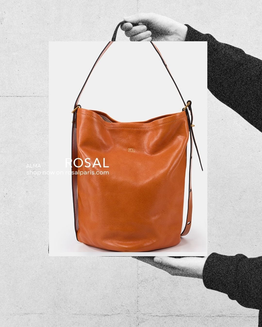 Alma leather bag, 2026.
shop on rosalparis.com